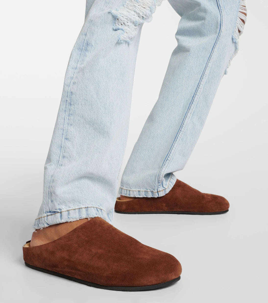The Row - Hugo suede mules