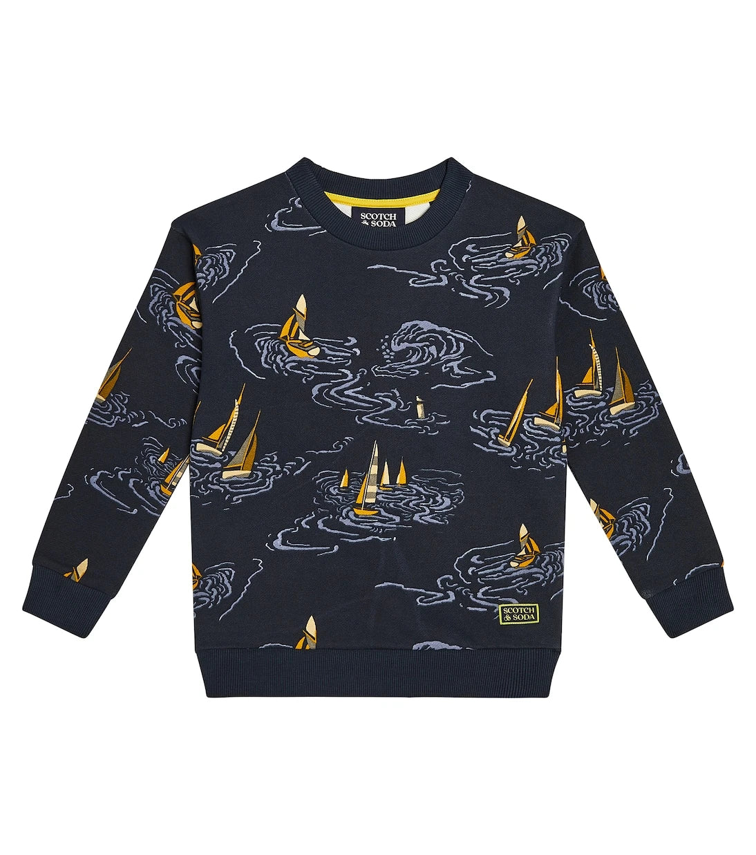 Scotch & Soda Kids - سويت شيرت قطني مطبوع