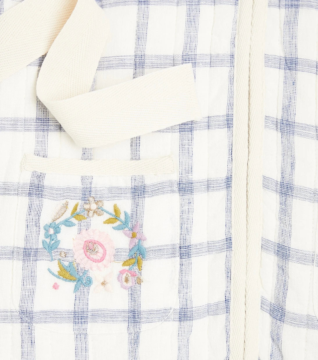 Louise Misha - Teliani embroidered checked jacket