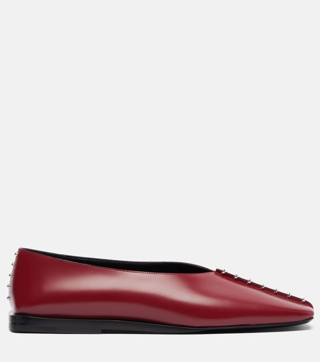 Jil Sander - Embellished leather ballet flats