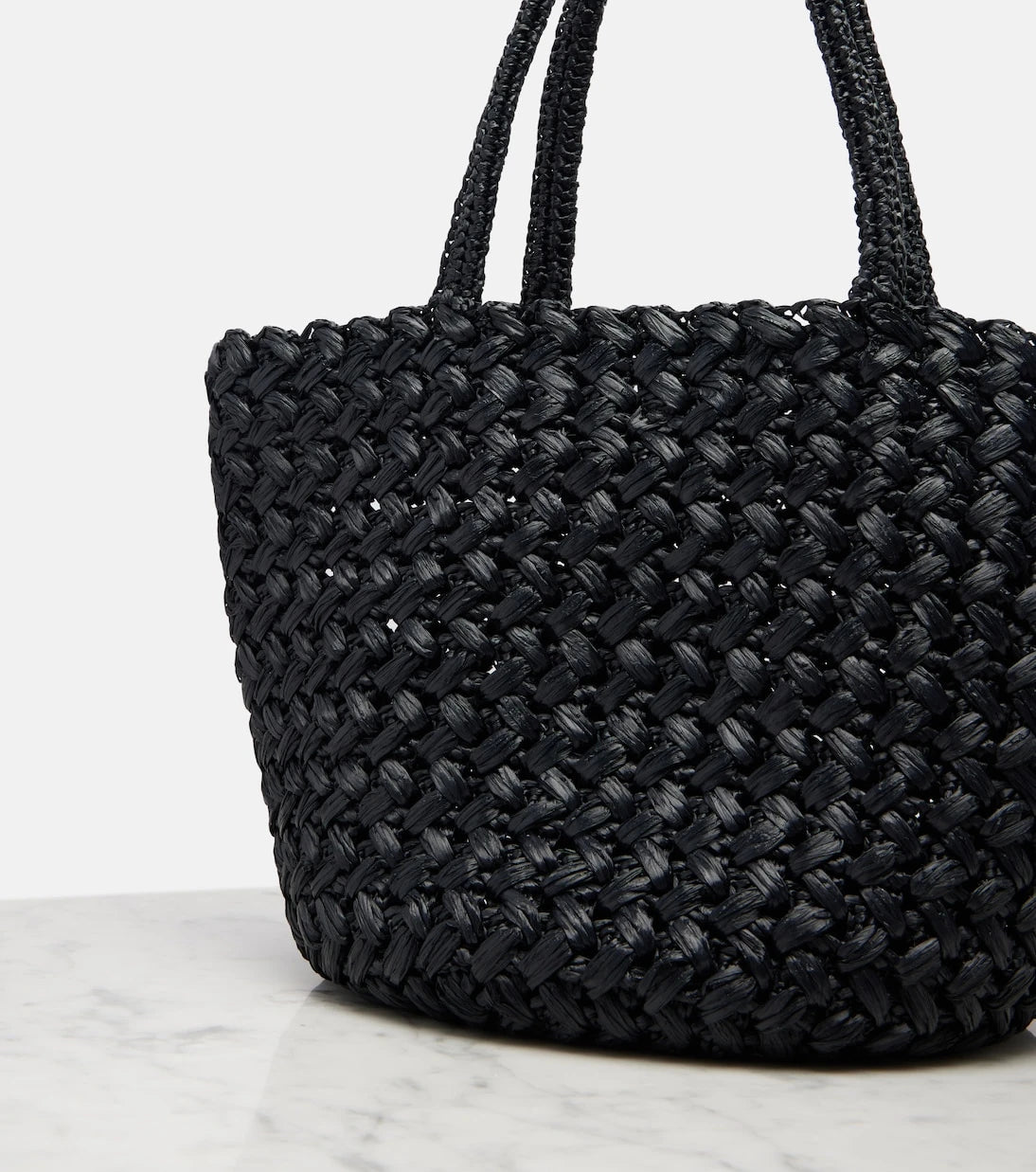 The Row - Estelle 2 Medium raffia tote bag