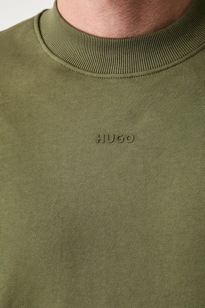 HUGO erkek pamuklu sweatshirt Dapocrew