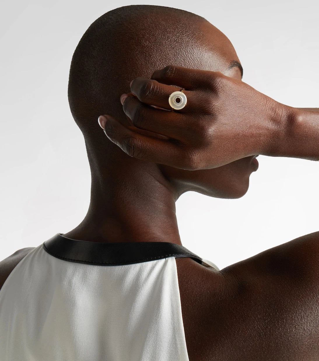 Mateo - 14kt gold ring with diamonds and pearls