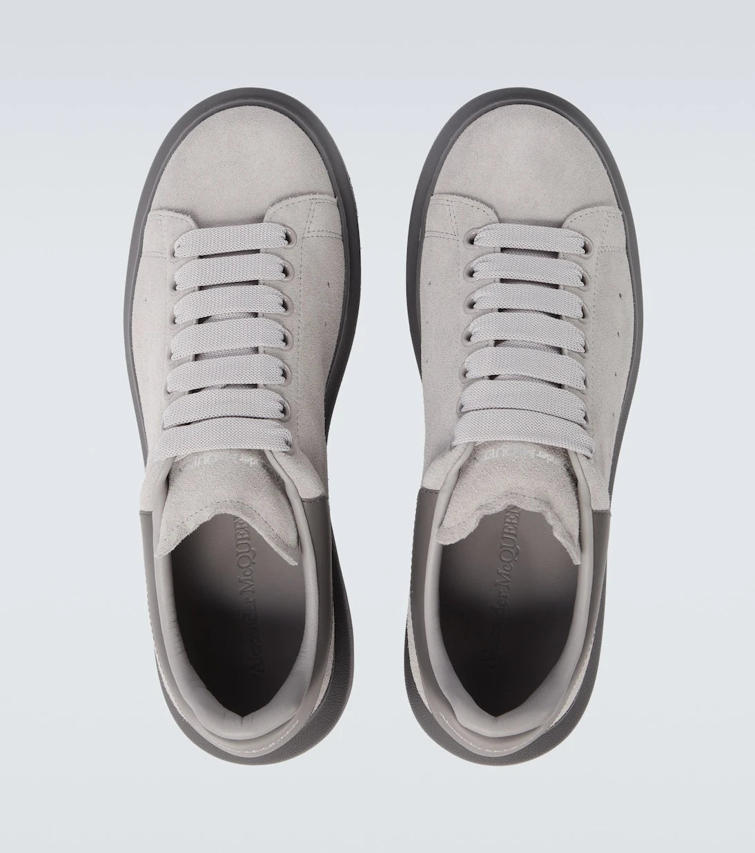 McQueen - Oversized suede sneakers