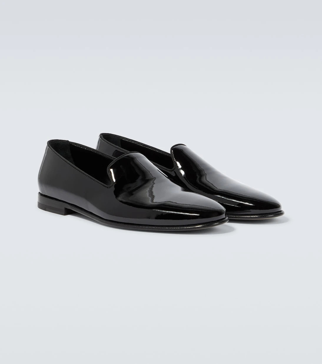 Manolo Blahnik - Mario patent leather loafers