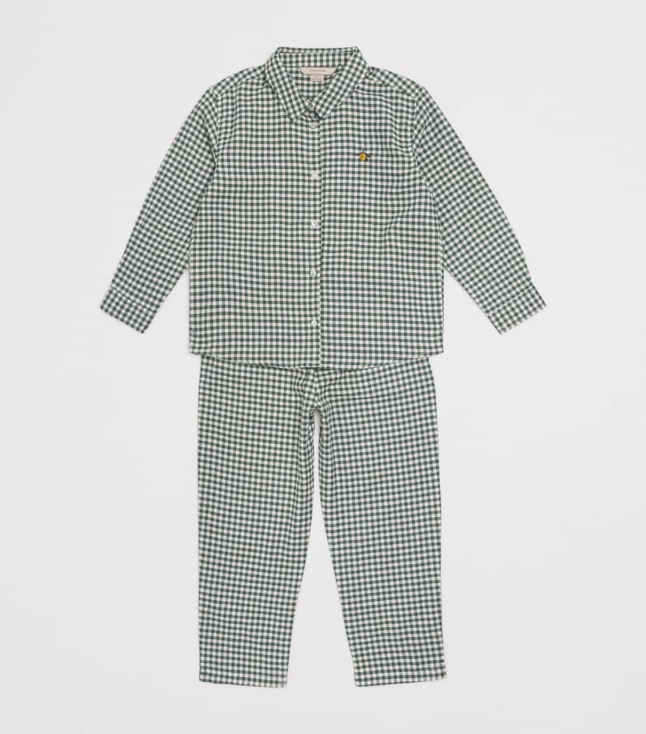 Organic Cotton Check Foret Trousers (5-10 Years)