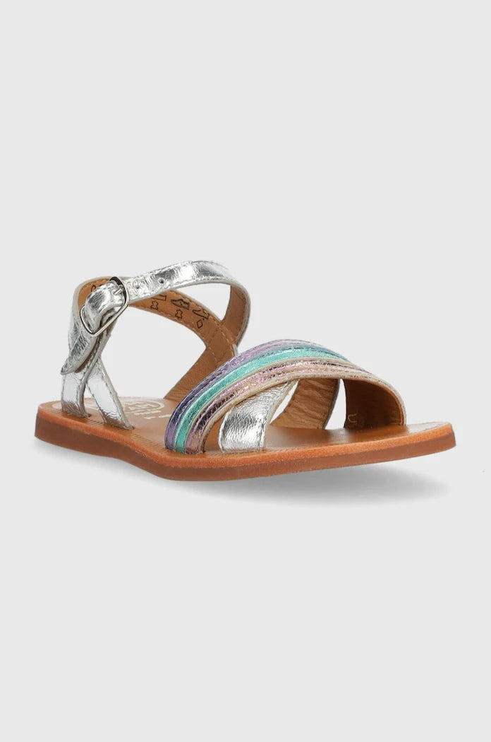 Pom D'api Deri Çocuk Sandaletleri