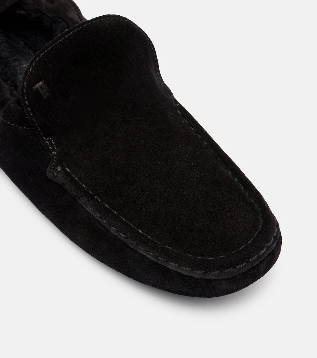 Tod's - Gommino shearling-lined suede driving shoes