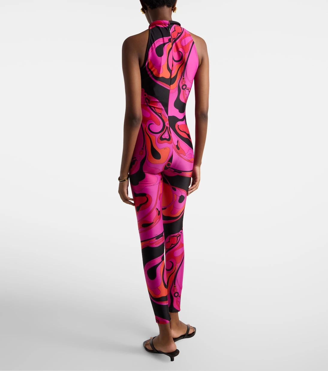 Pucci - Orchidee halterneck jumpsuit