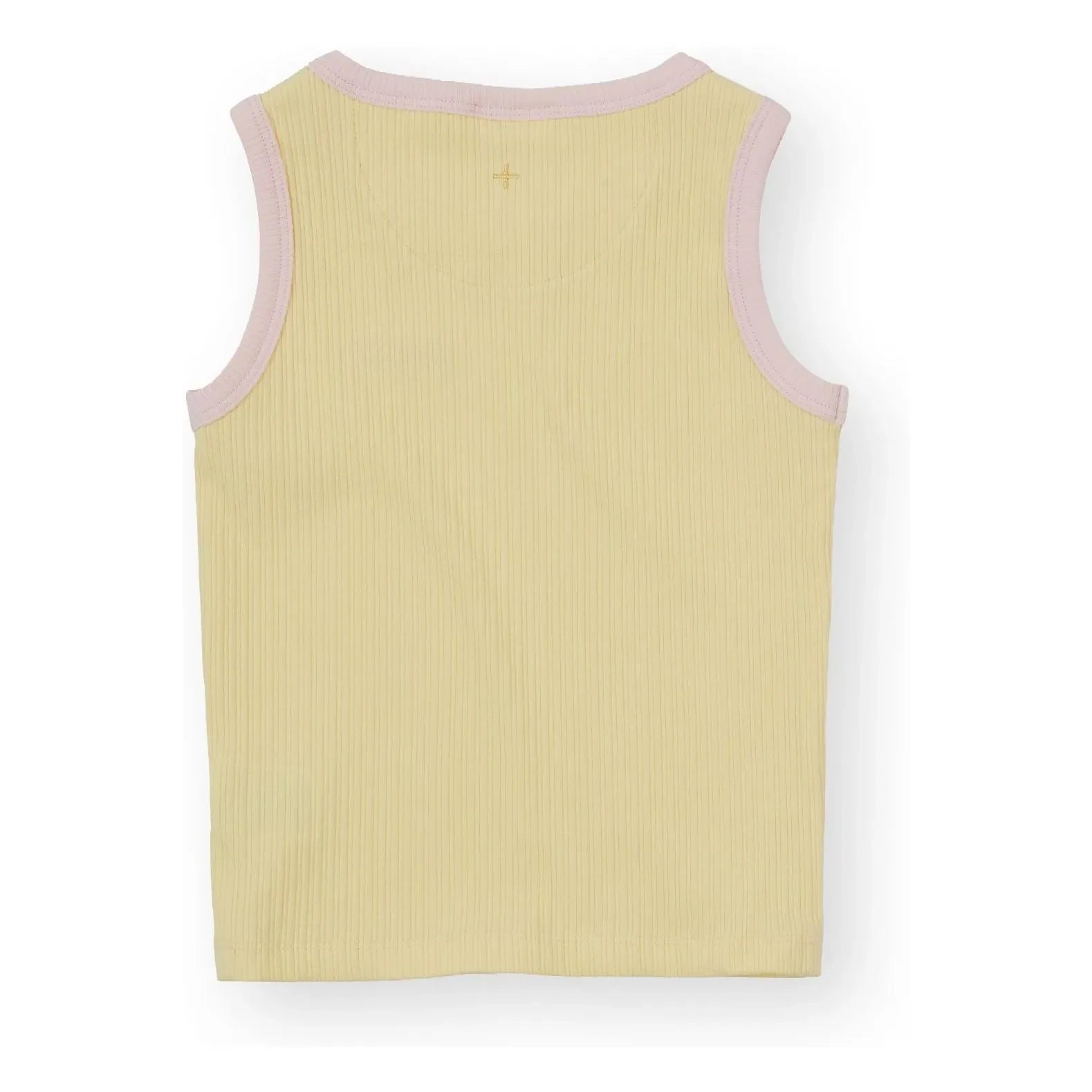 Goldie + Ace - Contrast Rib Tank Top | Yellow