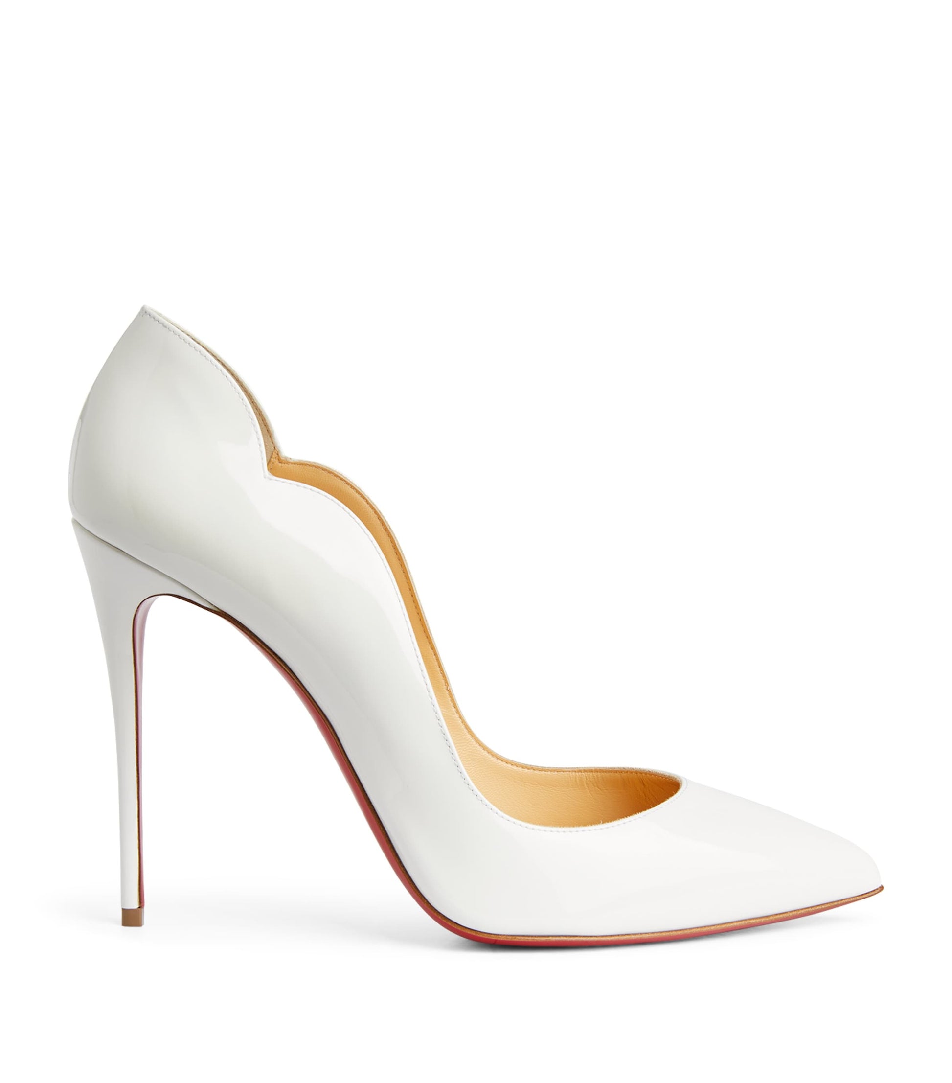 Christian Louboutin White Hot Chick Patent Leather Pumps 100