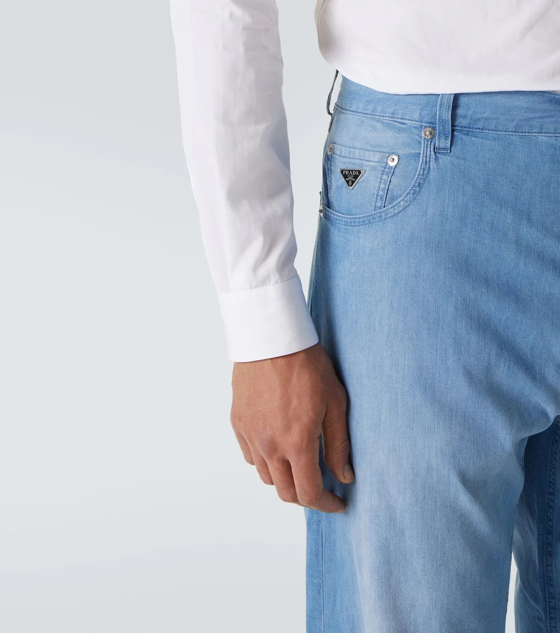 Prada - Mid-rise straight jeans