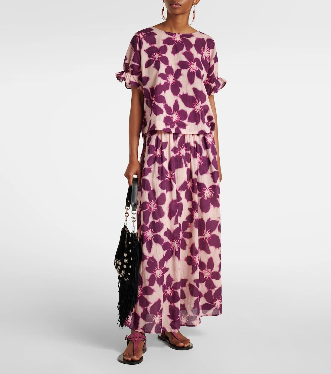 Velvet - Delilah floral cotton poplin blouse