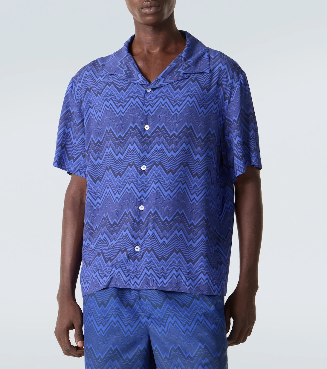 Missoni - Zigzag bowling shirt