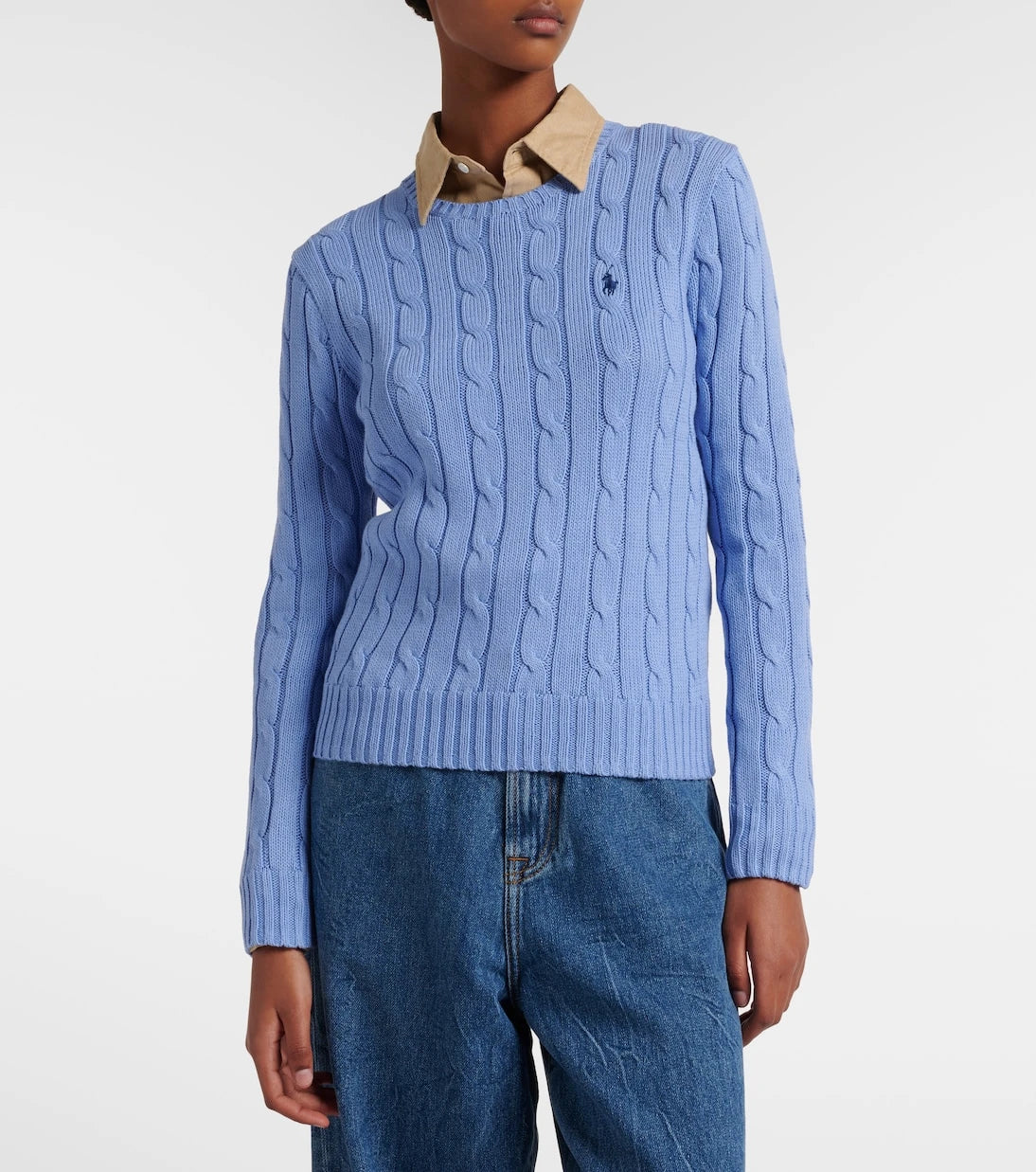 Polo Ralph Lauren - سترة قطنية بنقشة الكابل