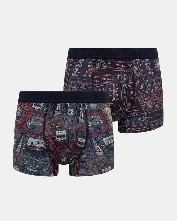 Medicine erkek pamuk elastan dar boxer 2'li
