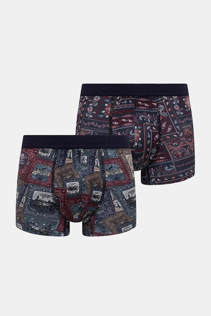 Medicine erkek pamuk elastan dar boxer 2'li