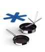 Space Steel Folding-Handle Non-Stick 2-Piece Frying Pan Set