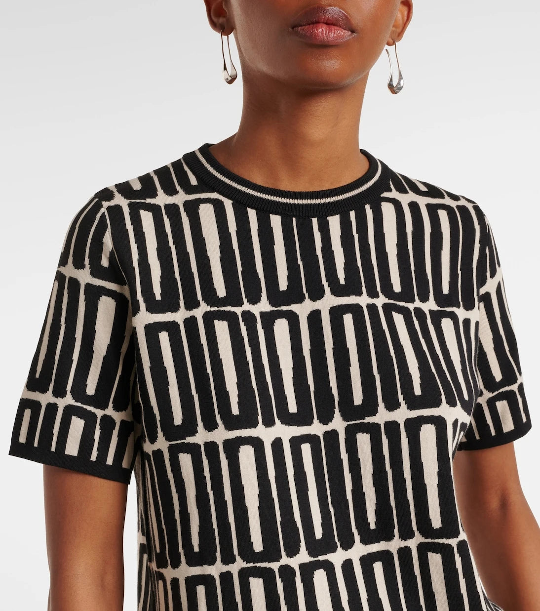 'S Max Mara - Ramo printed cotton top