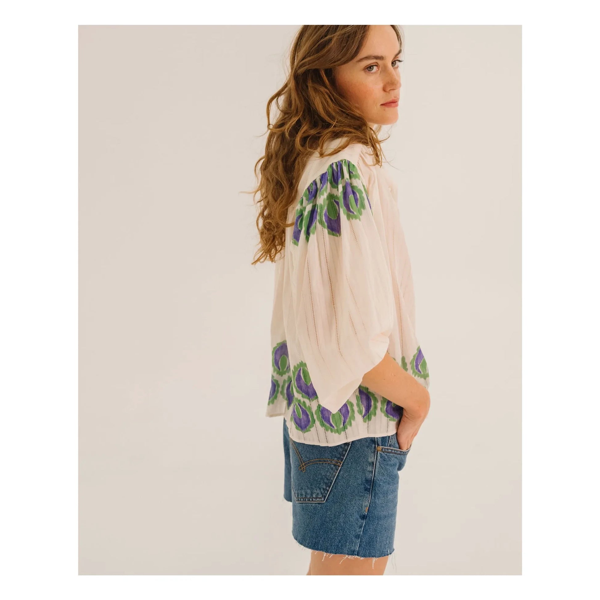 Tinsels - Candide blouse | Blue