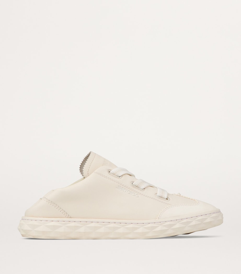 Jimmy Choo White Diamond Light Flex Leather Sneakers