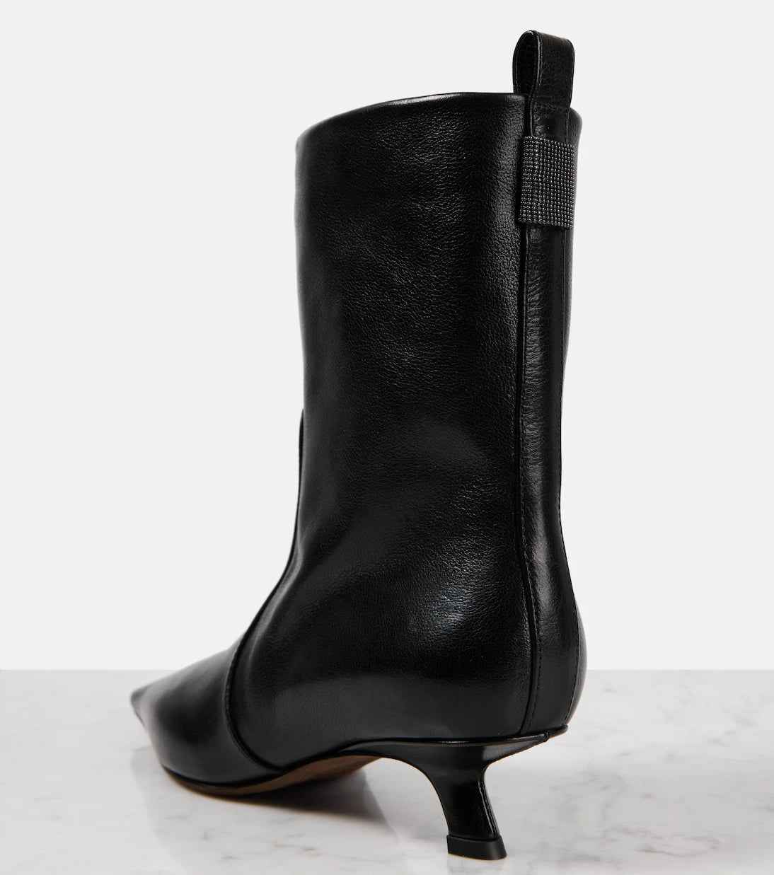 Brunello Cucinelli - Leather ankle boots