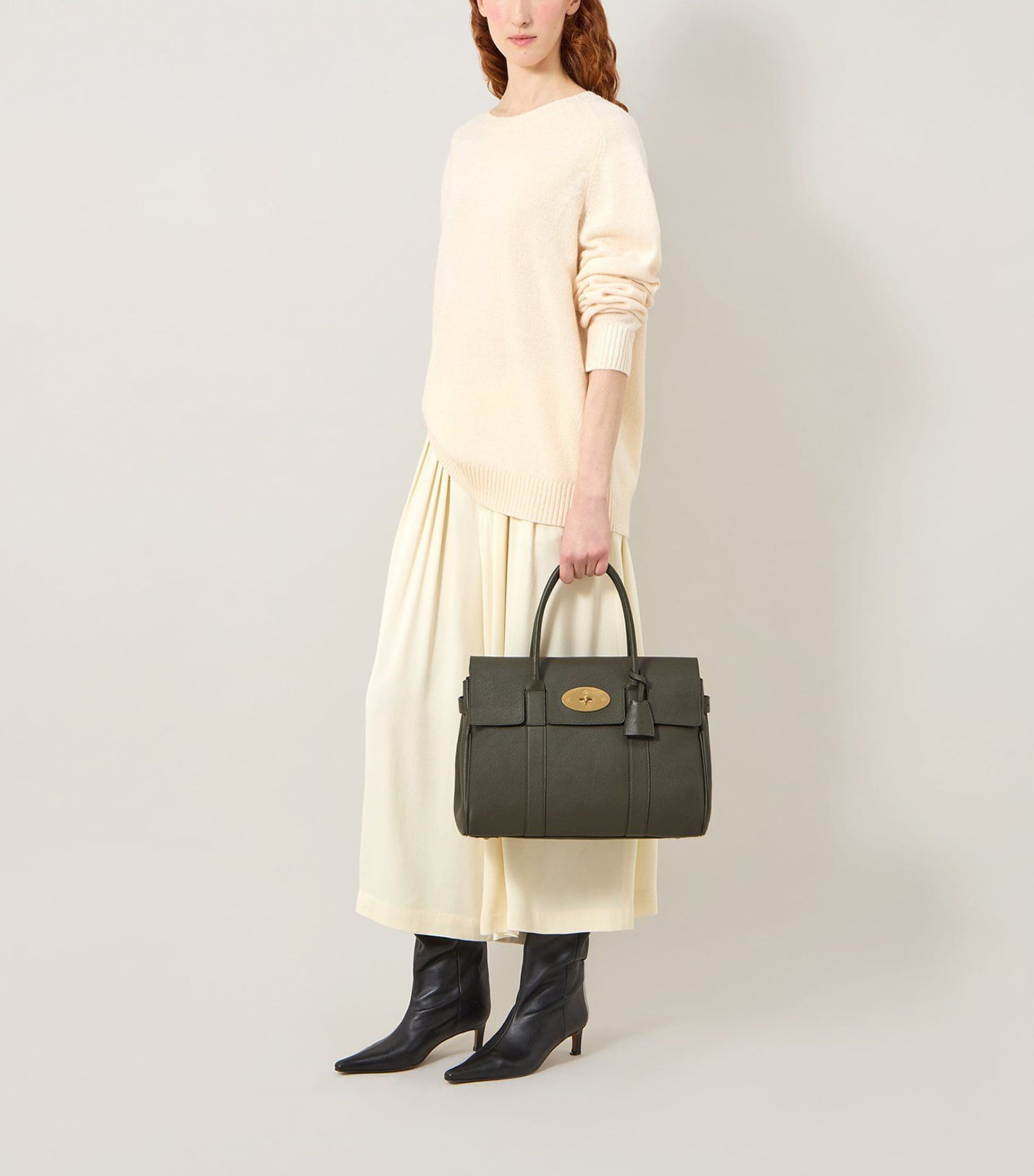 Mulberry Leather Bayswater Top-Handle Bag