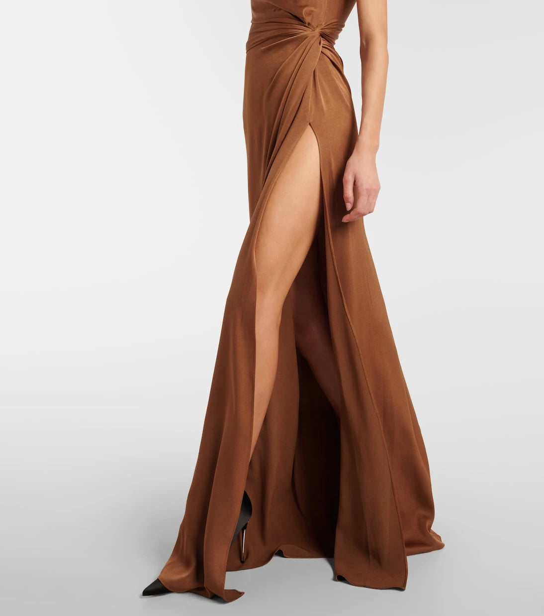 Alex Perry - One-shoulder satin gown