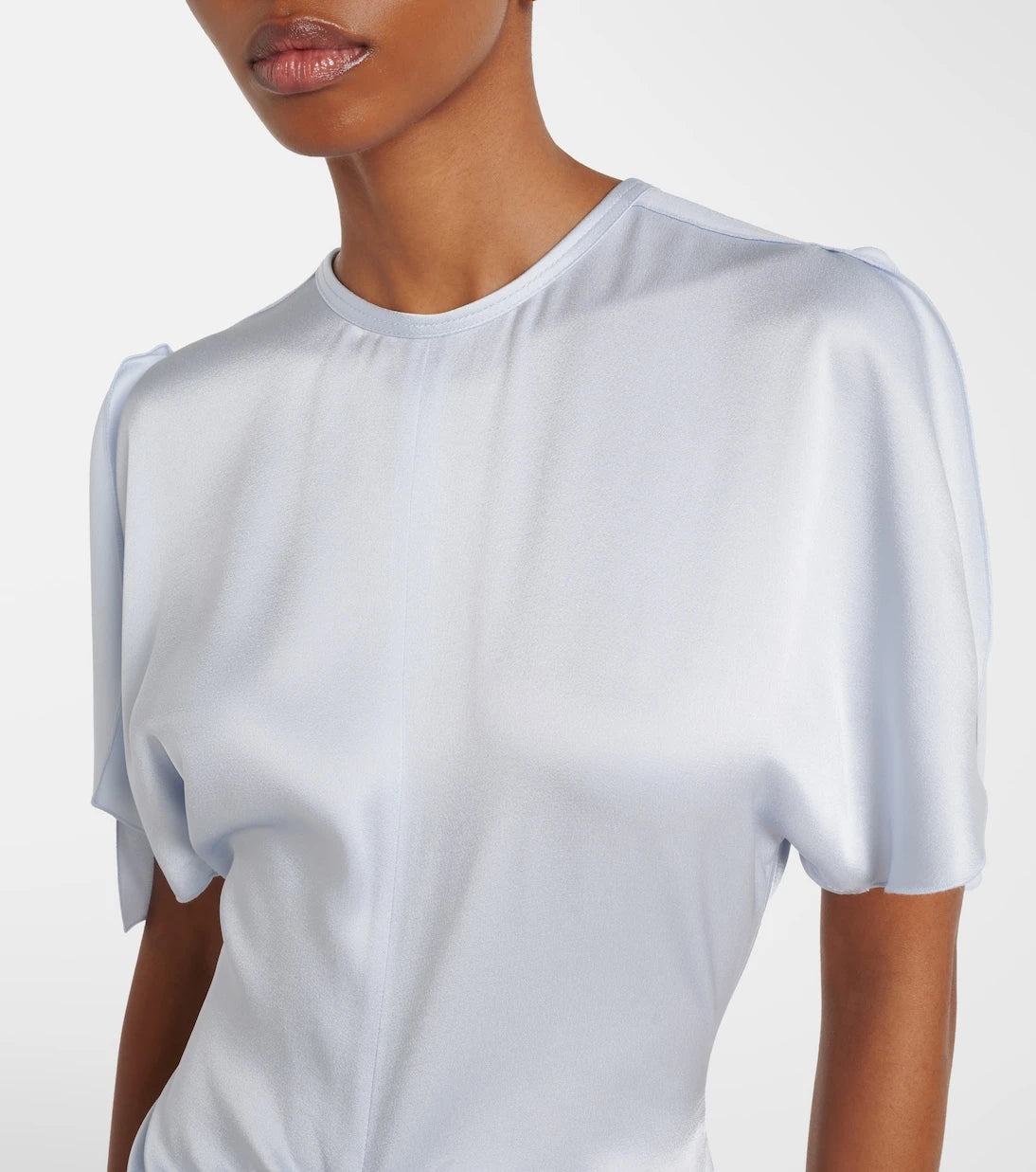 Victoria Beckham - Gathered satin gown