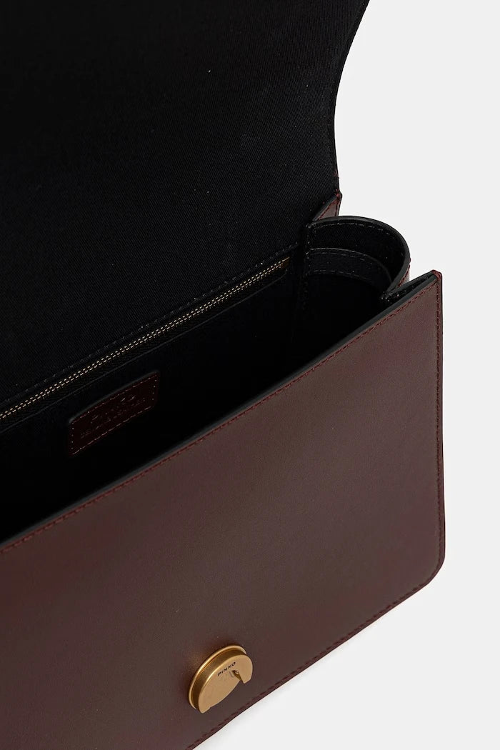 Pinko kadın deri crossbody çanta