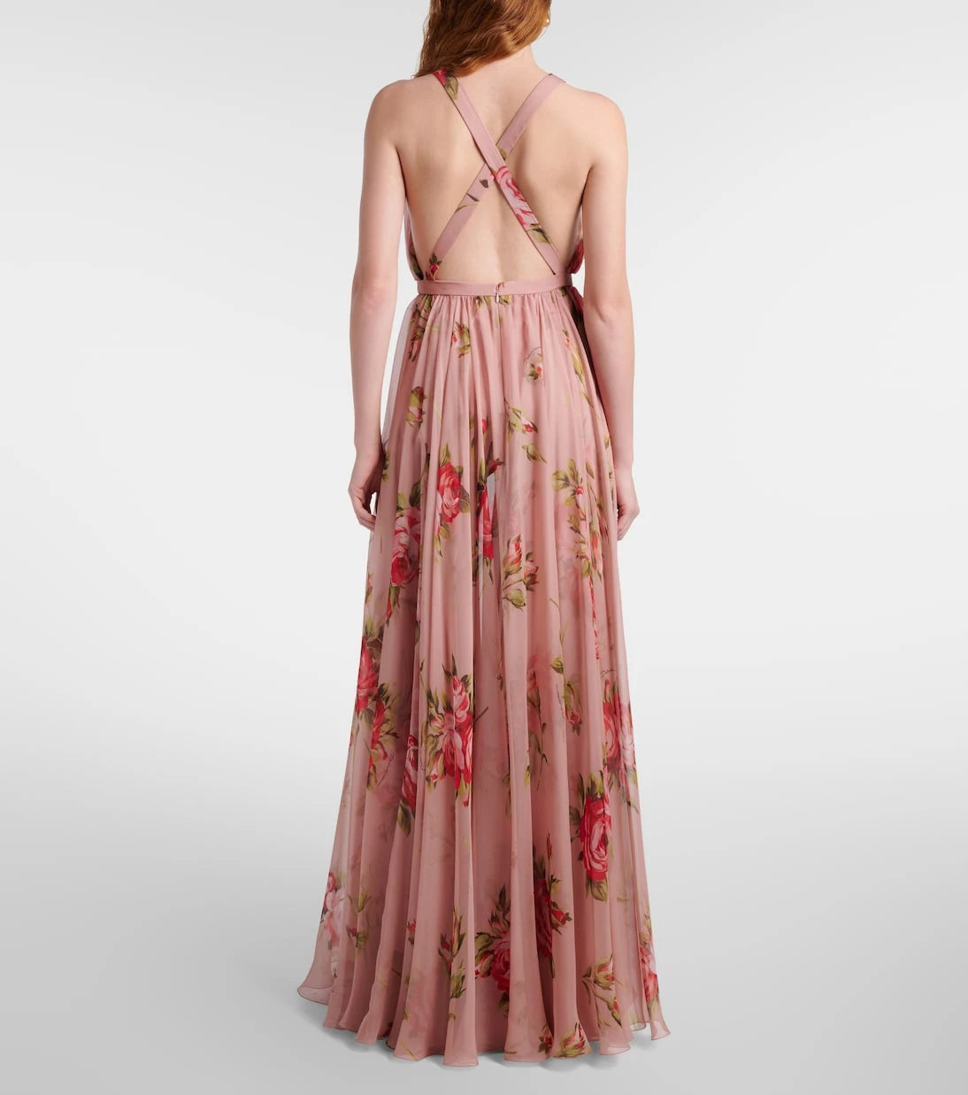 Dolce&Gabbana - Floral silk chiffon gown