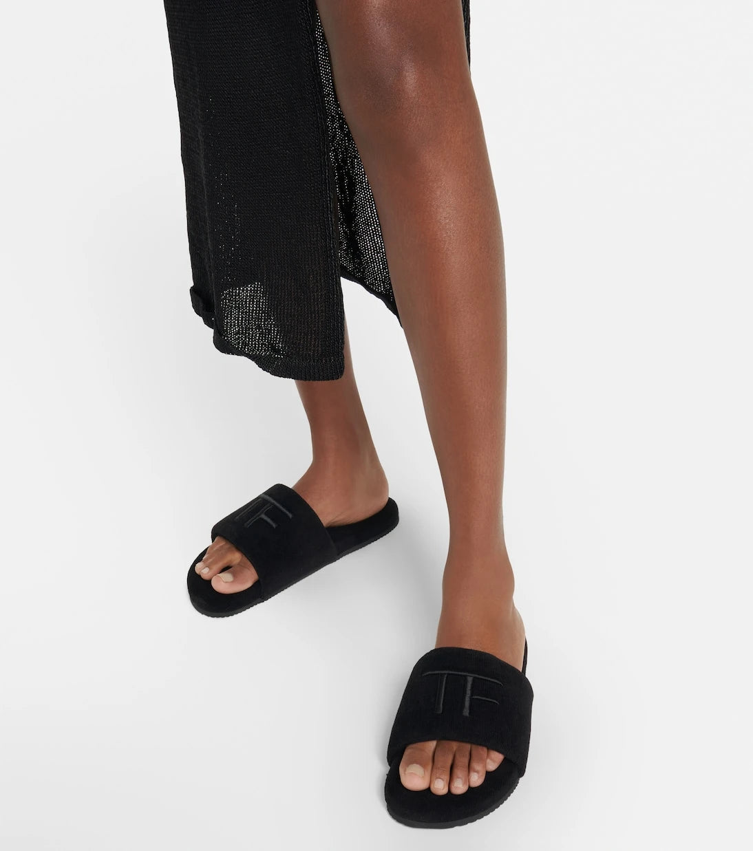 Tom Ford - Harrison embroidered slides