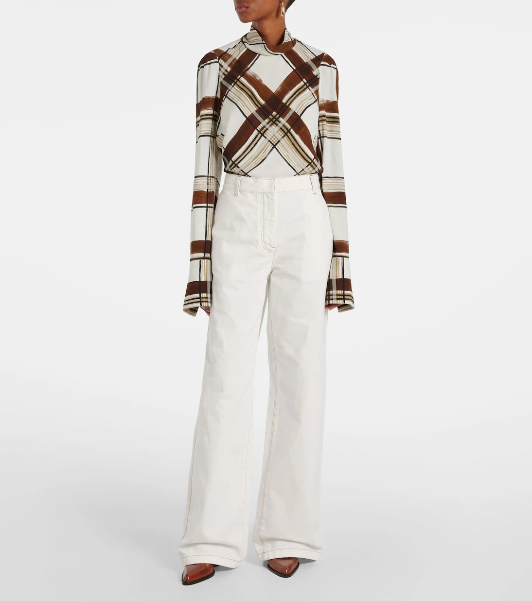 Dries Van Noten - High-rise straight jeans