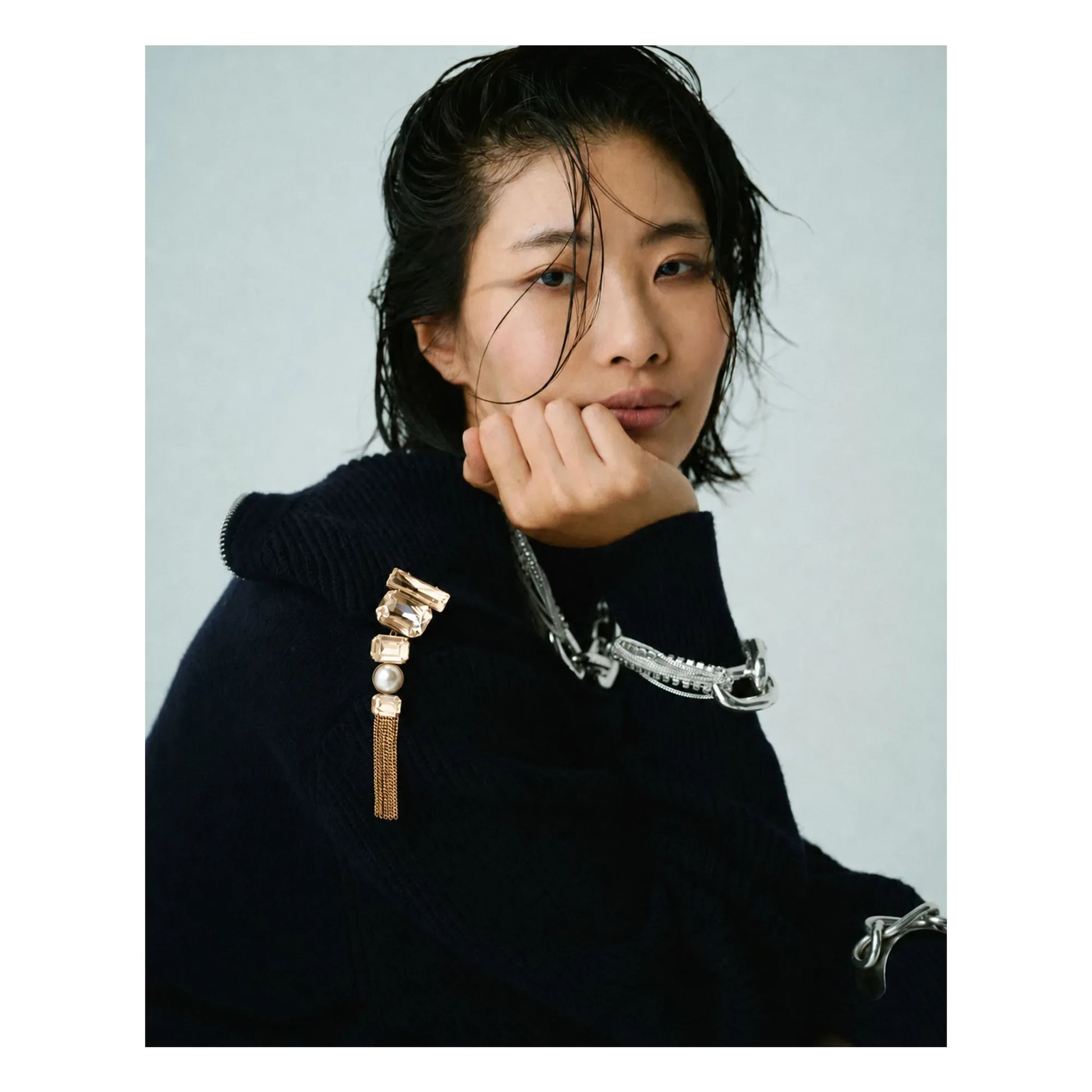Perrine Taverniti - Montmorency brooch | Gold