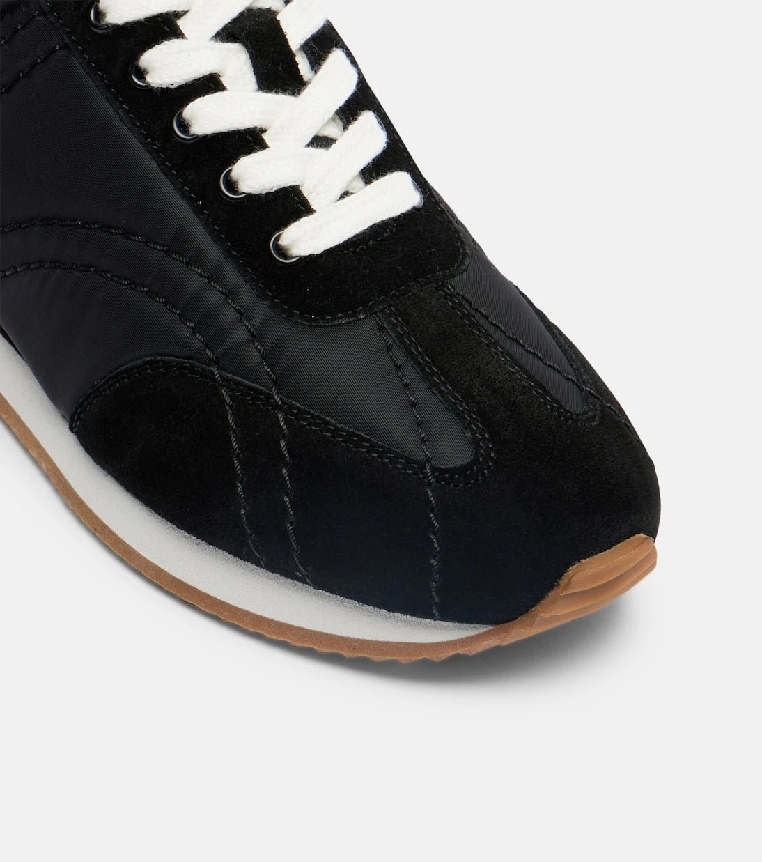 Toteme - Suede-trimmed sneakers