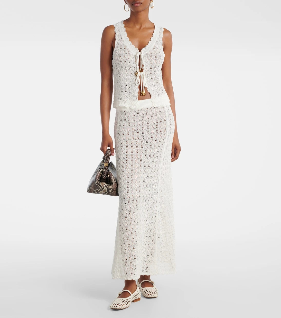 Ganni - Crochet top