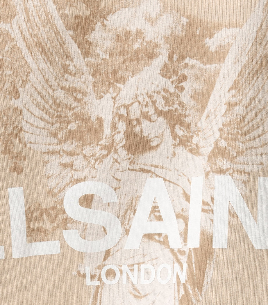 AllSaints White Organic Cotton Guardian Amelie T-Shirt