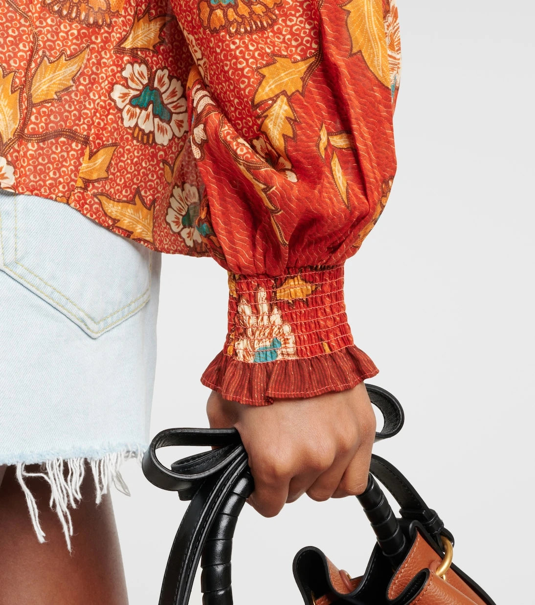 Ulla Johnson - Kaitlyn floral cotton-blend blouse