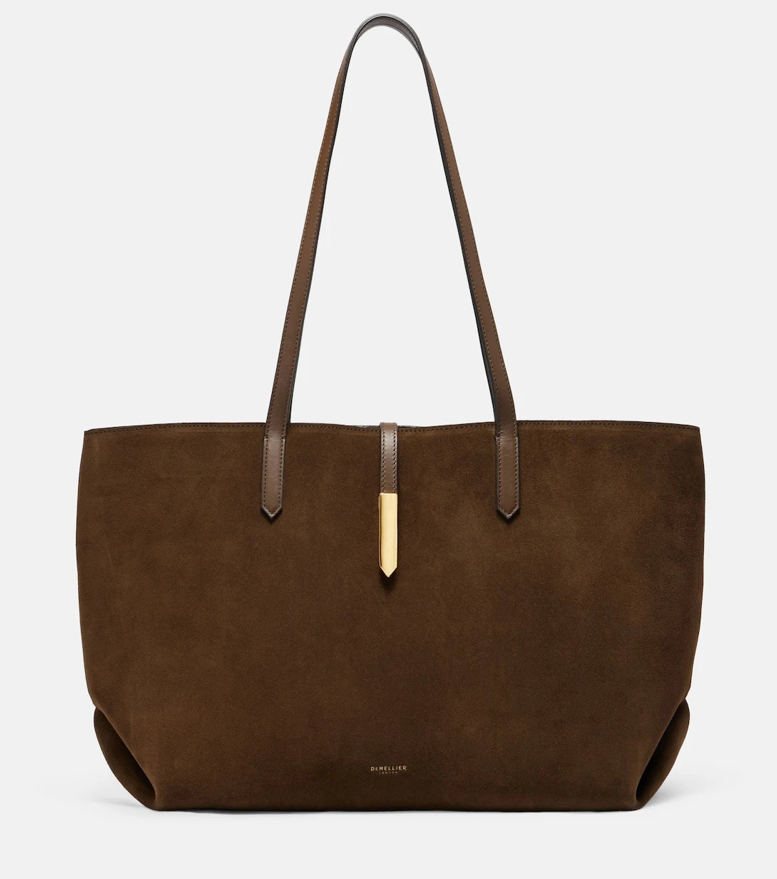 DeMellier - Tokyo leather-trimmed suede tote bag