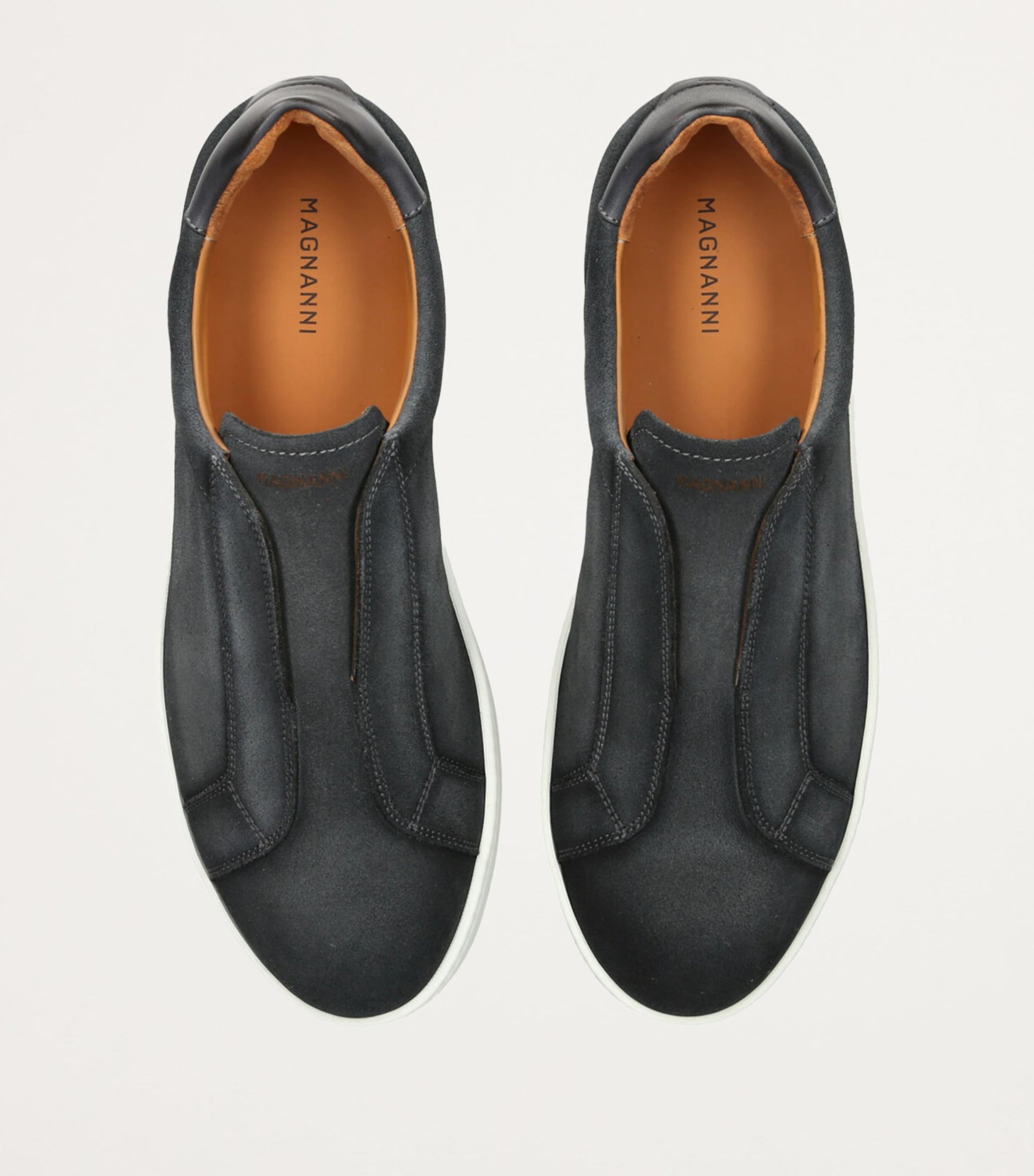 Leather Laceless Sneakers