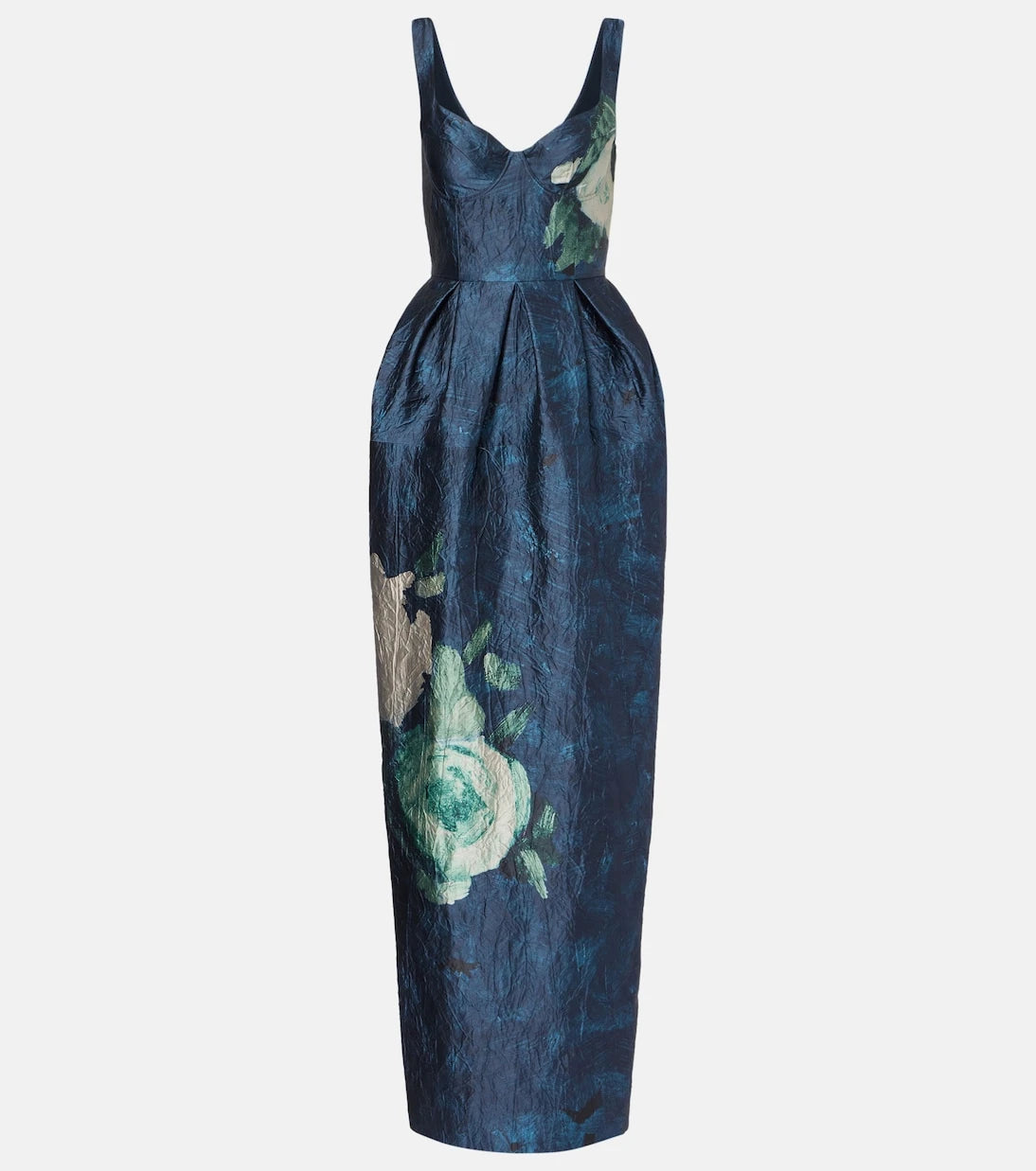 Erdem - Floral jacquard gown