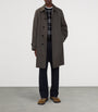 Burberry Grey Cotton Gabardine Car Coat