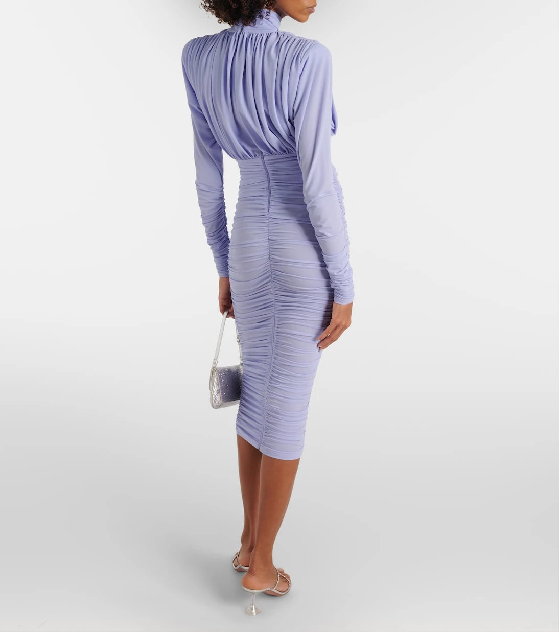 Alex Perry - Ruched crêpe jersey midi dress