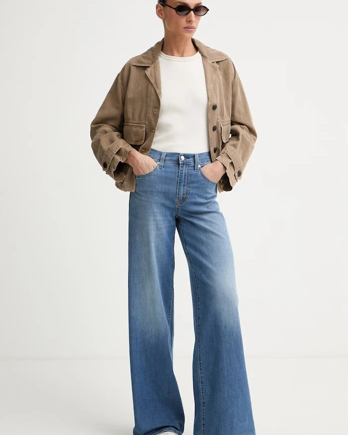 Levi's wide leg дамски дънки 728 HR WIDE LEG