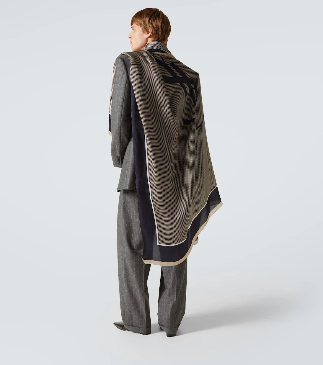 Saint Laurent - Cassandre silk charmeuse scarf
