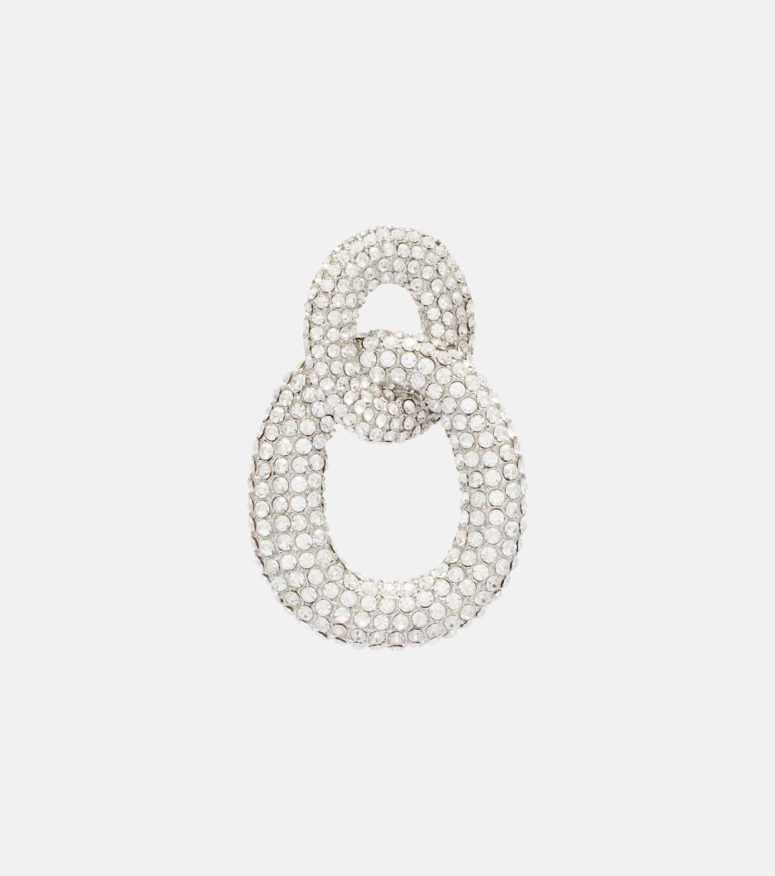 Self-Portrait - Crystal-embellished drop earrings