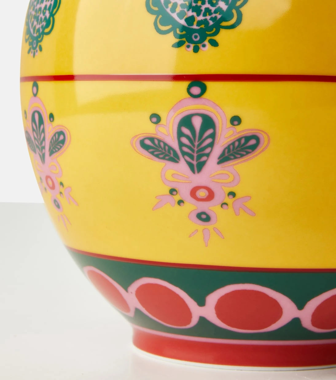 La DoubleJ - Pineapple Giallo Medium porcelain vase