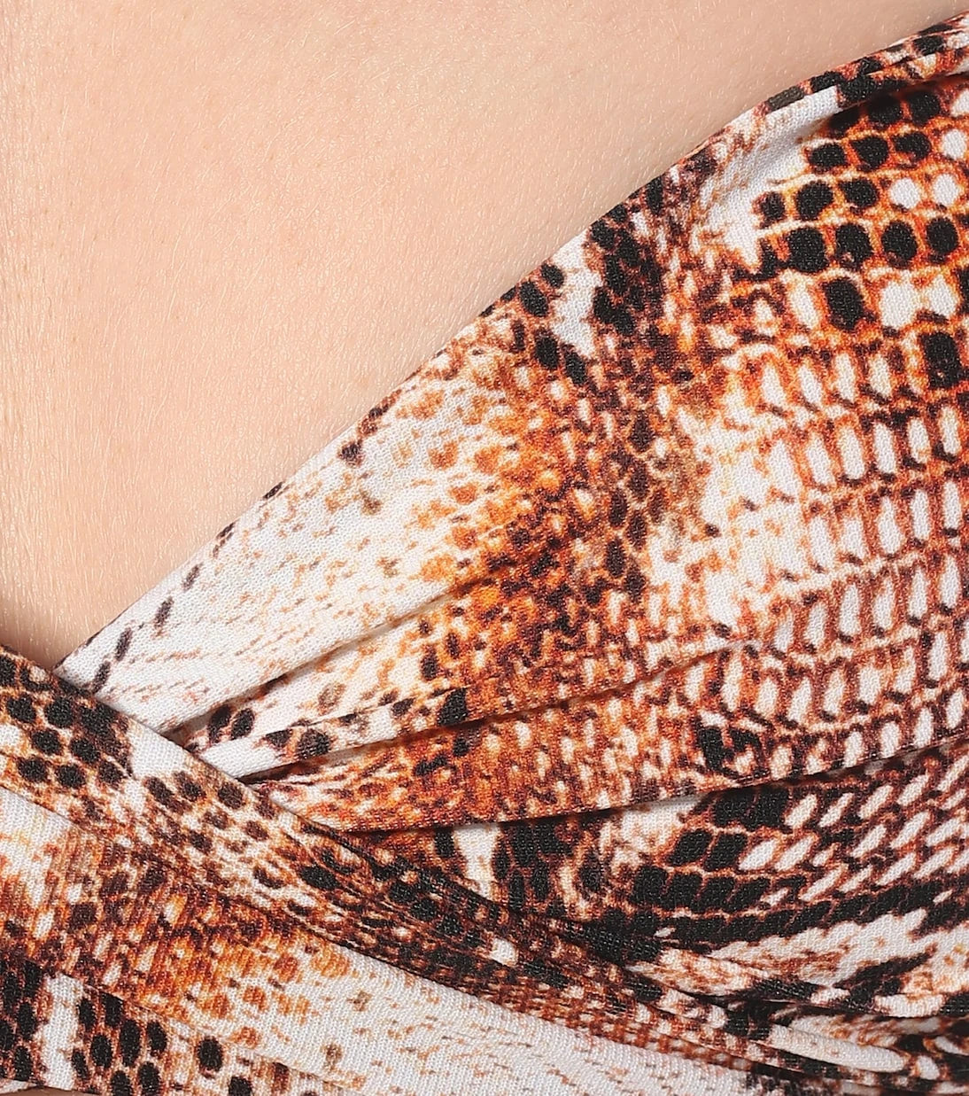 Melissa Odabash - Martinique snake-effect bikini top