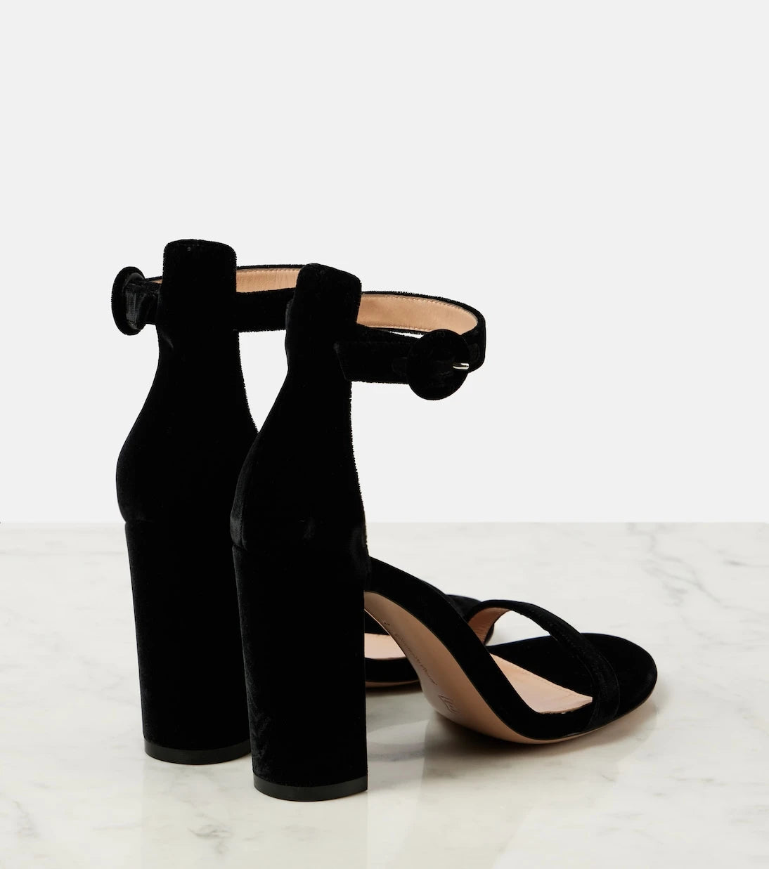 Gianvito Rossi - Gaeta 95 velvet sandals