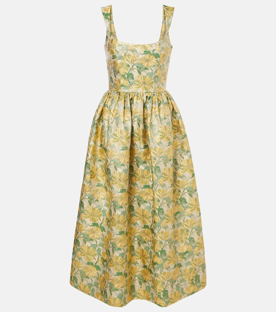 Markarian - Floral lamé jacquard gown